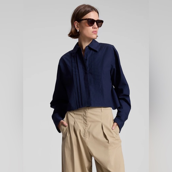 A.L.C $325 Cam Cropped Tux Top NWT